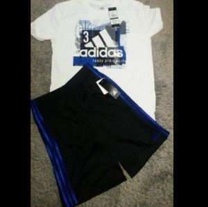 boys Adidas shirts and shirt
